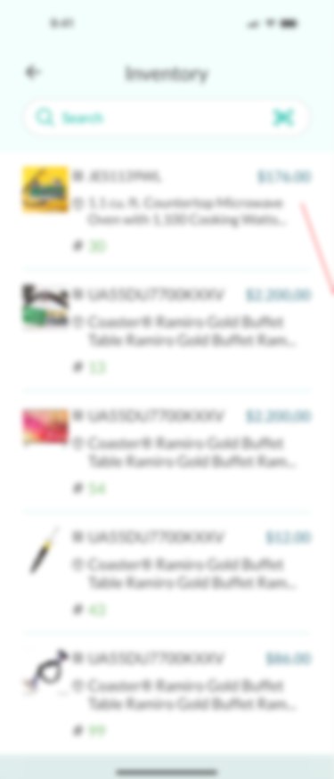 ARC app — Live Odoo inventory