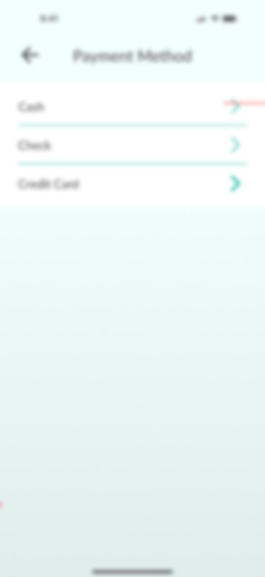 ARC app — Take payment