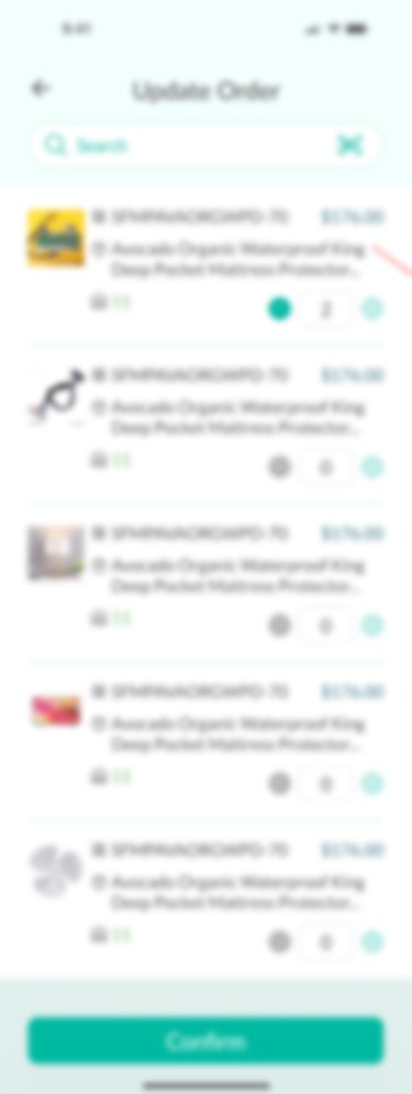 ARC app — Update an order