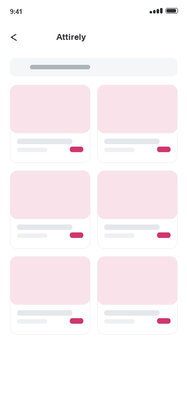 Attirely app — Cart & checkout