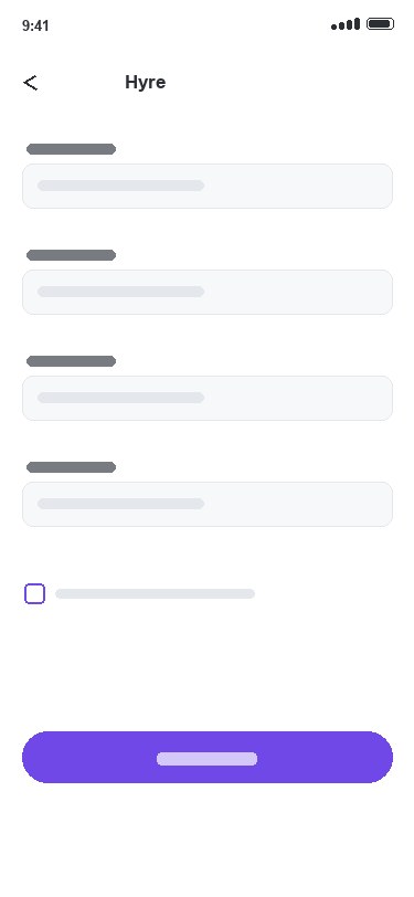 Hyre app — Offer & e-sign