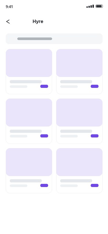 Hyre app — Onboarding checklist