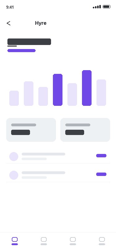 Hyre app — Request leave