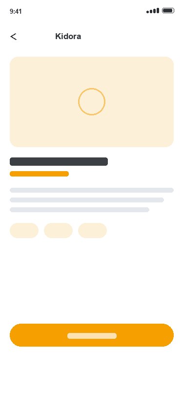 Kidora app — Enrolment & registration