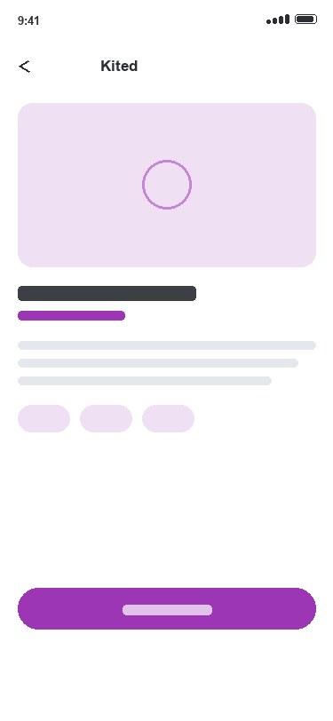 Kited app — Explore topics