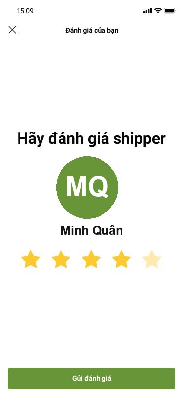 Như Nhiên app — Rate your shipper