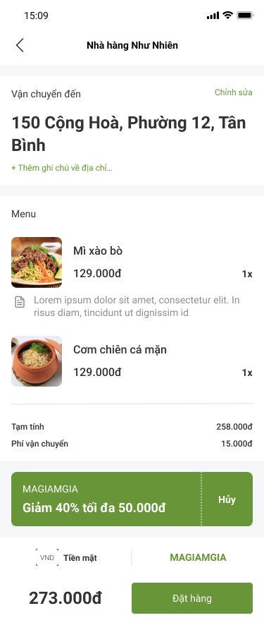 Như Nhiên app — Vouchers & offers