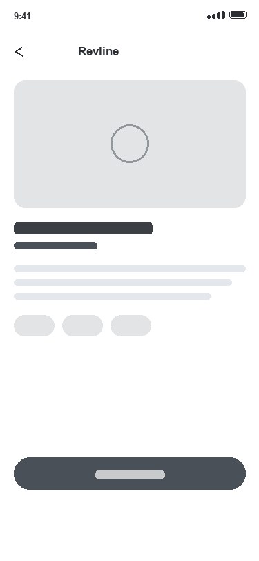 Revline app — Book a service