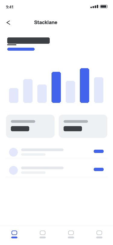 Stacklane app — Request detail