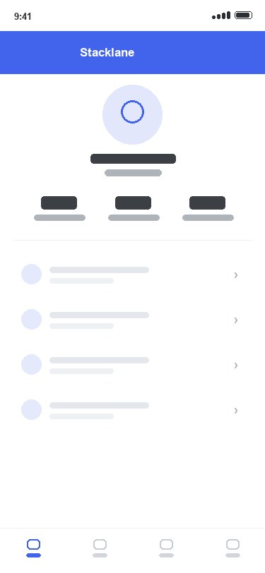 Stacklane app — Team & collaboration