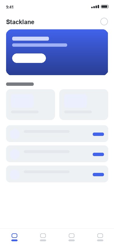 Stacklane app — Billing & invoices