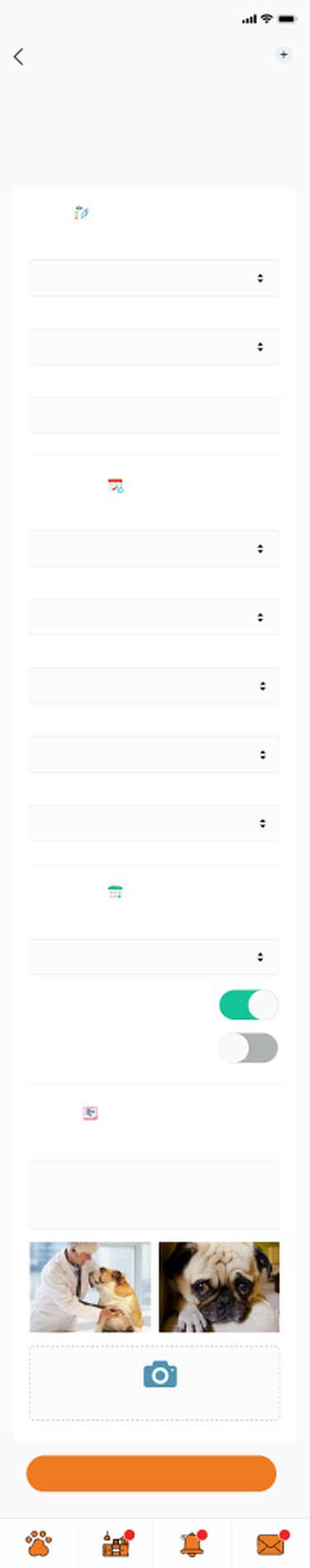 YepiPet app — Photos & reminders